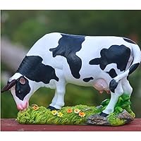 牛　うし　焼物　レア　可愛い　置物 置物 動物 可愛い ウシの置物 リアルな 牛2タイプ 2点セット